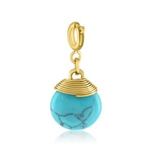 Synthetic Turquoise Charm